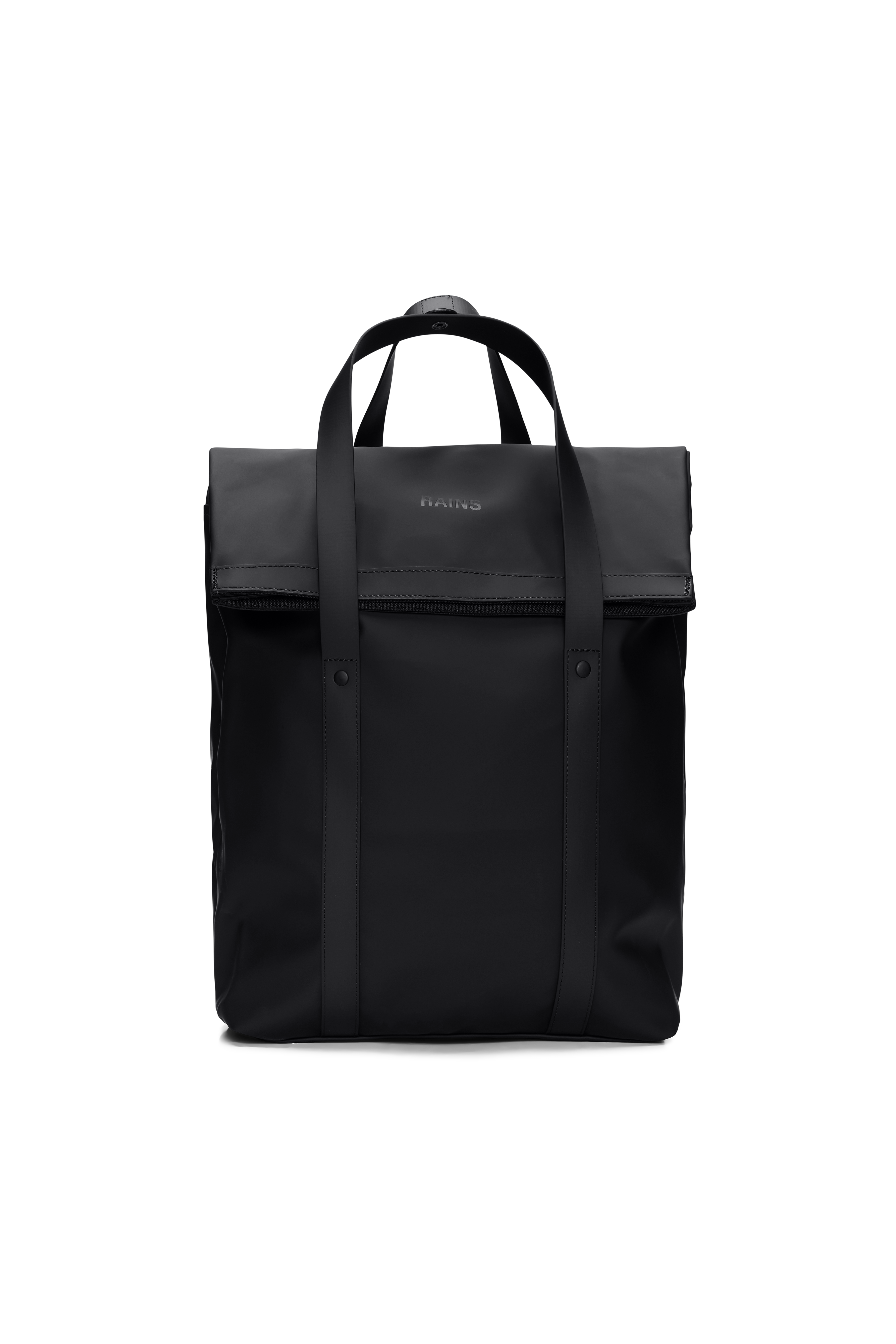 Rains 2 Way Tote Backpack Black 23L H58 x D12 x W33 cm Backpack