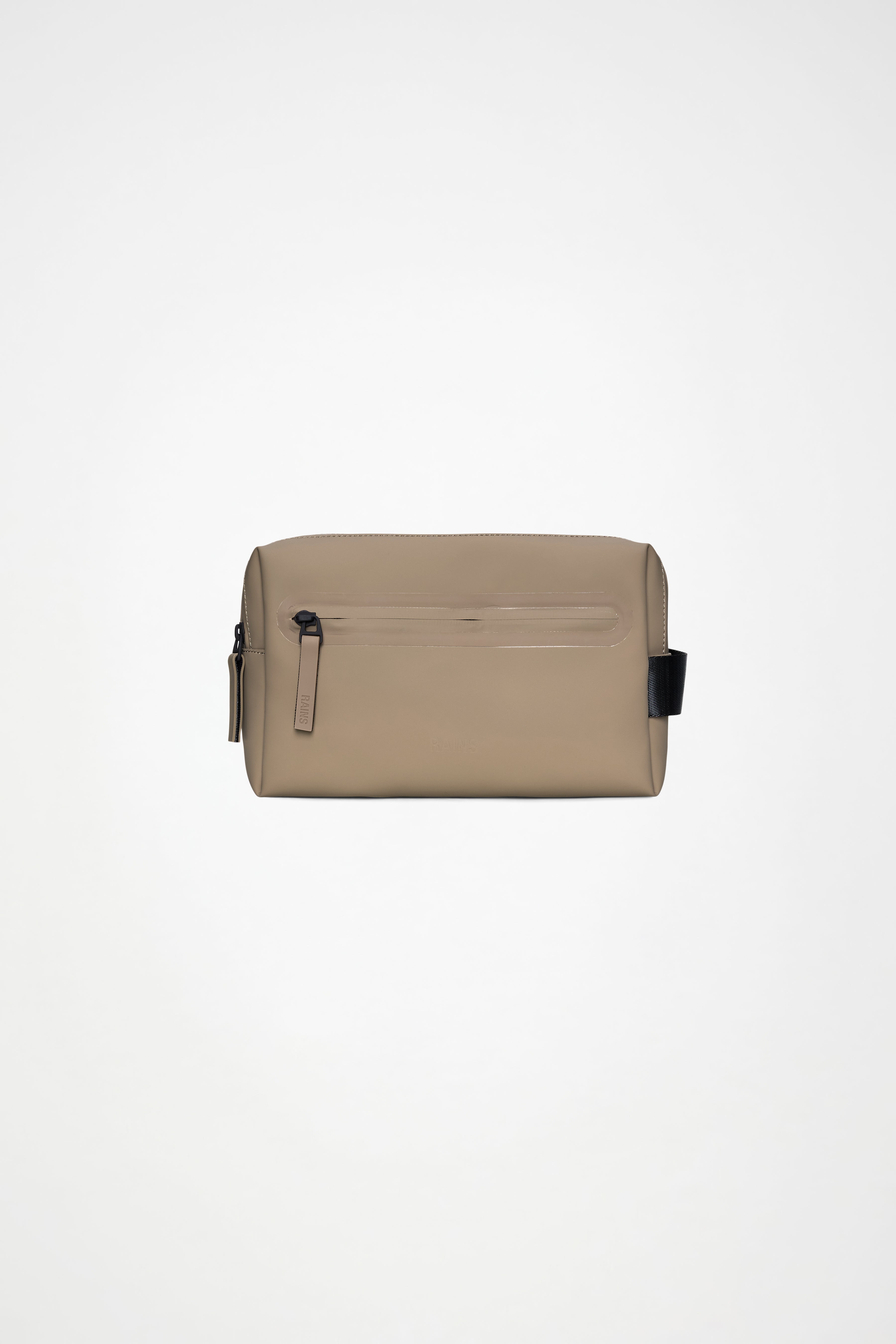 RAINS 2 Zip  Wash Bag Beige Wash Bag