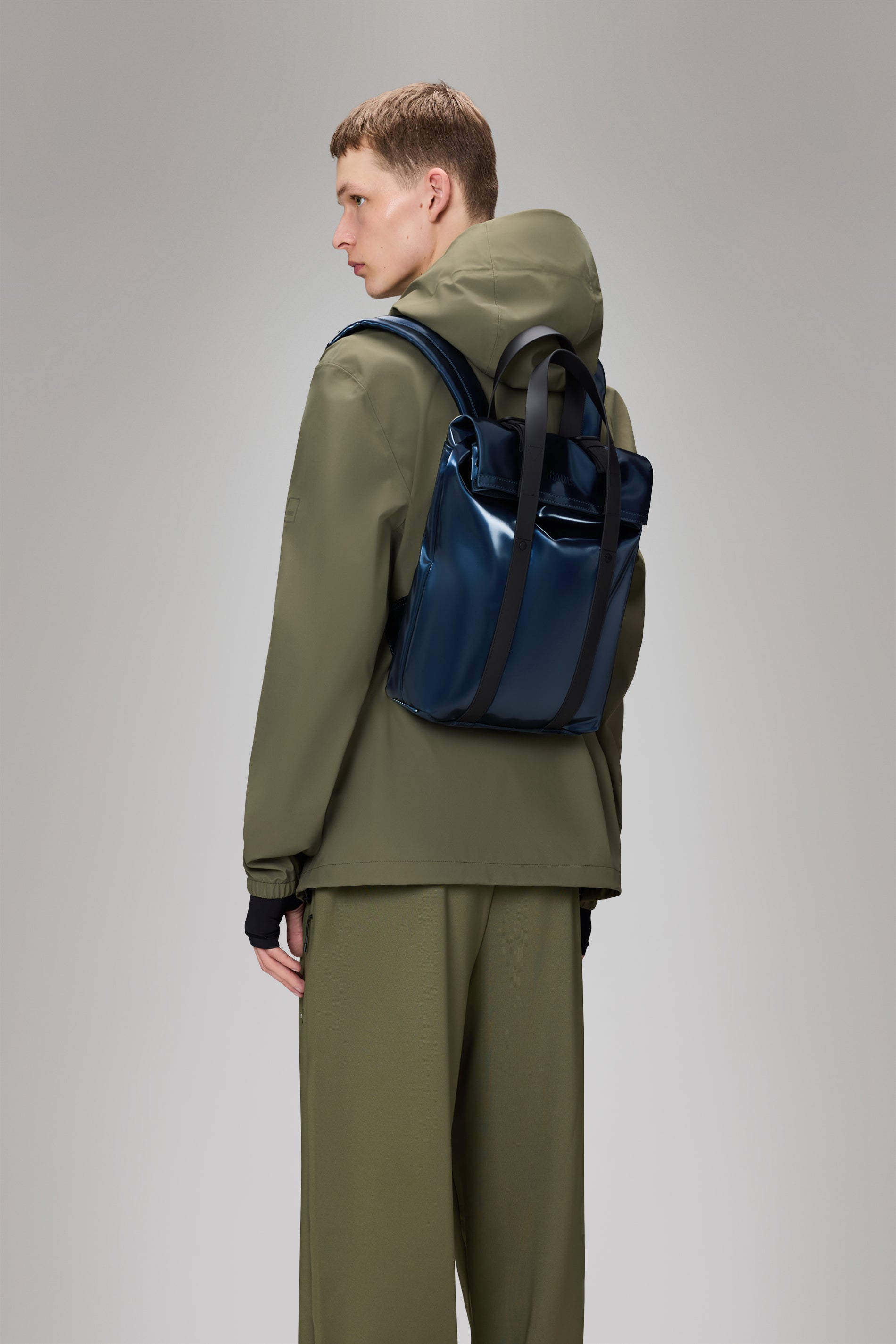 RAINS 2 Way Tote Backpack Mini Spill Backpack