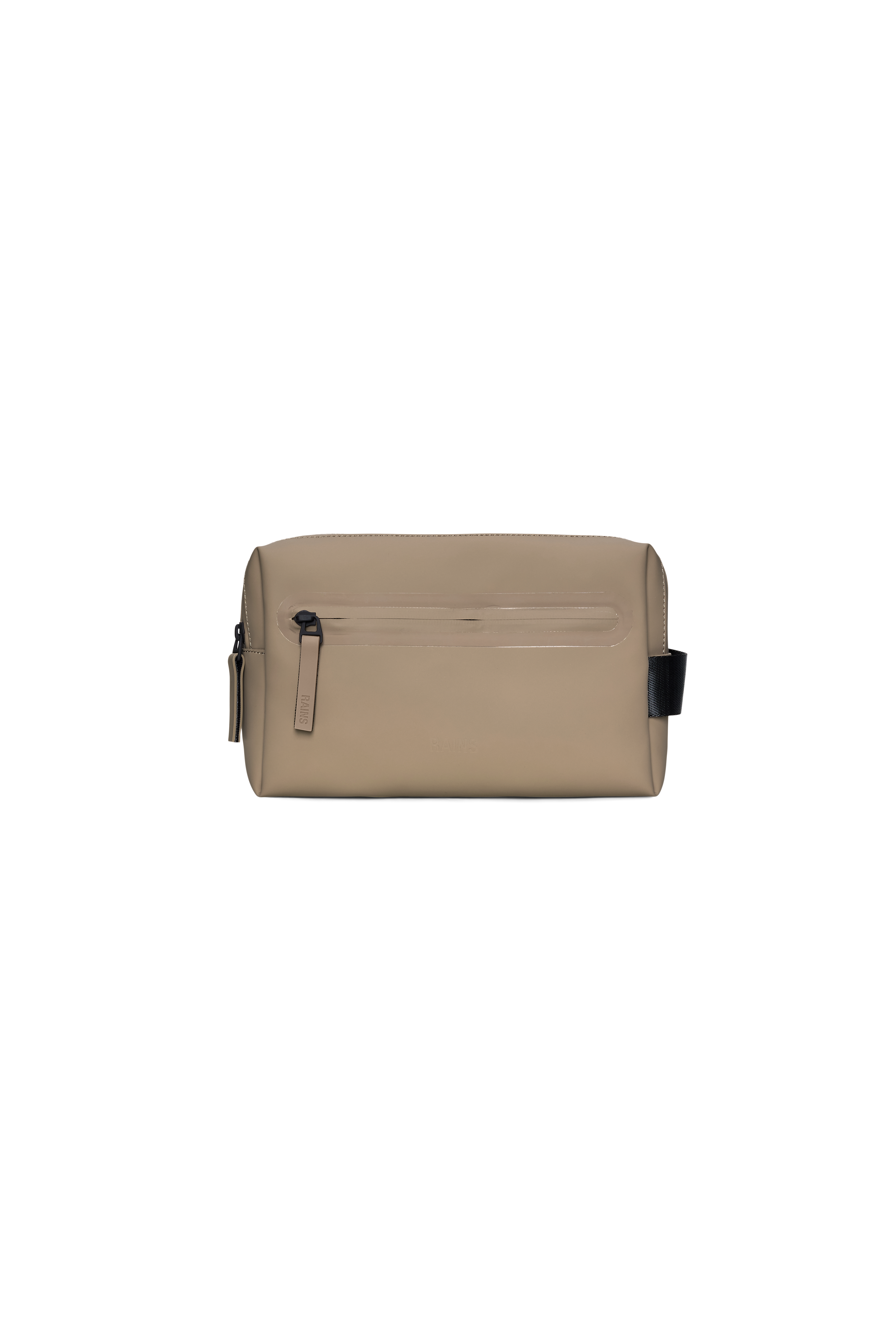 RAINS 2 Zip  Wash Bag Beige Wash Bag