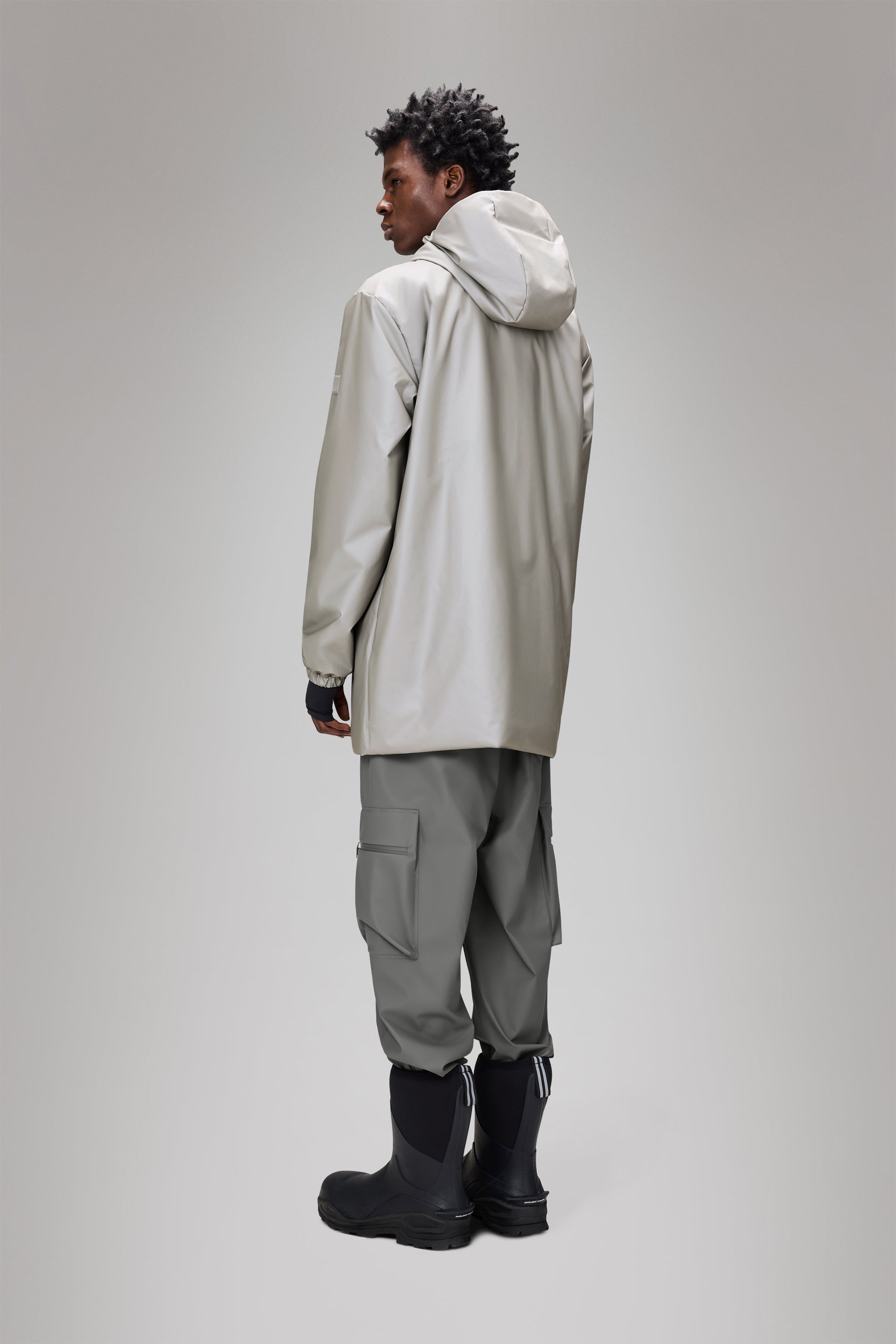 RAINS Lohja Long Insulated Jacket Nimbus Jacket