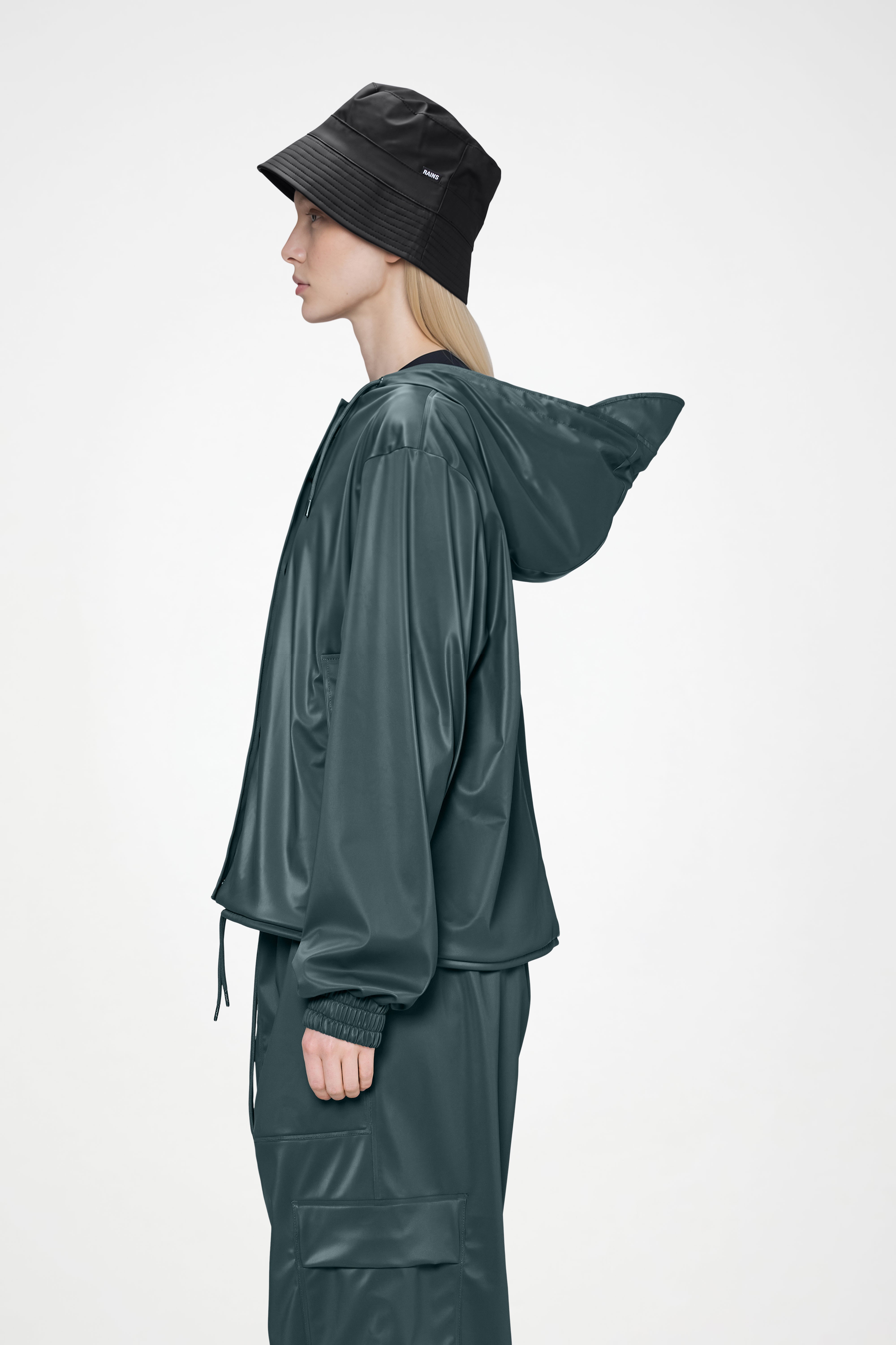 RAINS Bucket Hat Black Headwear