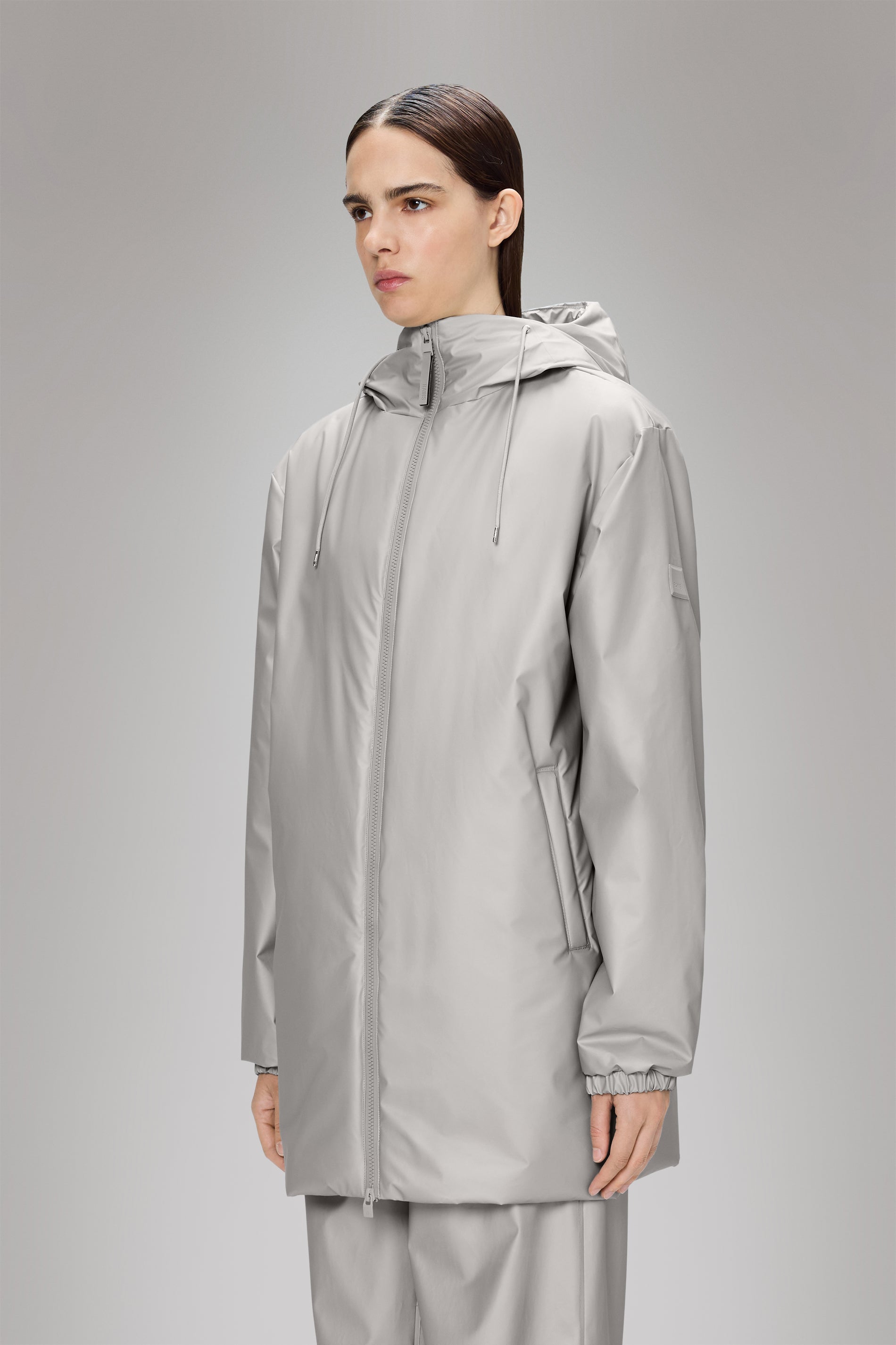 RAINS Lohja Long Insulated Jacket Nimbus Jacket
