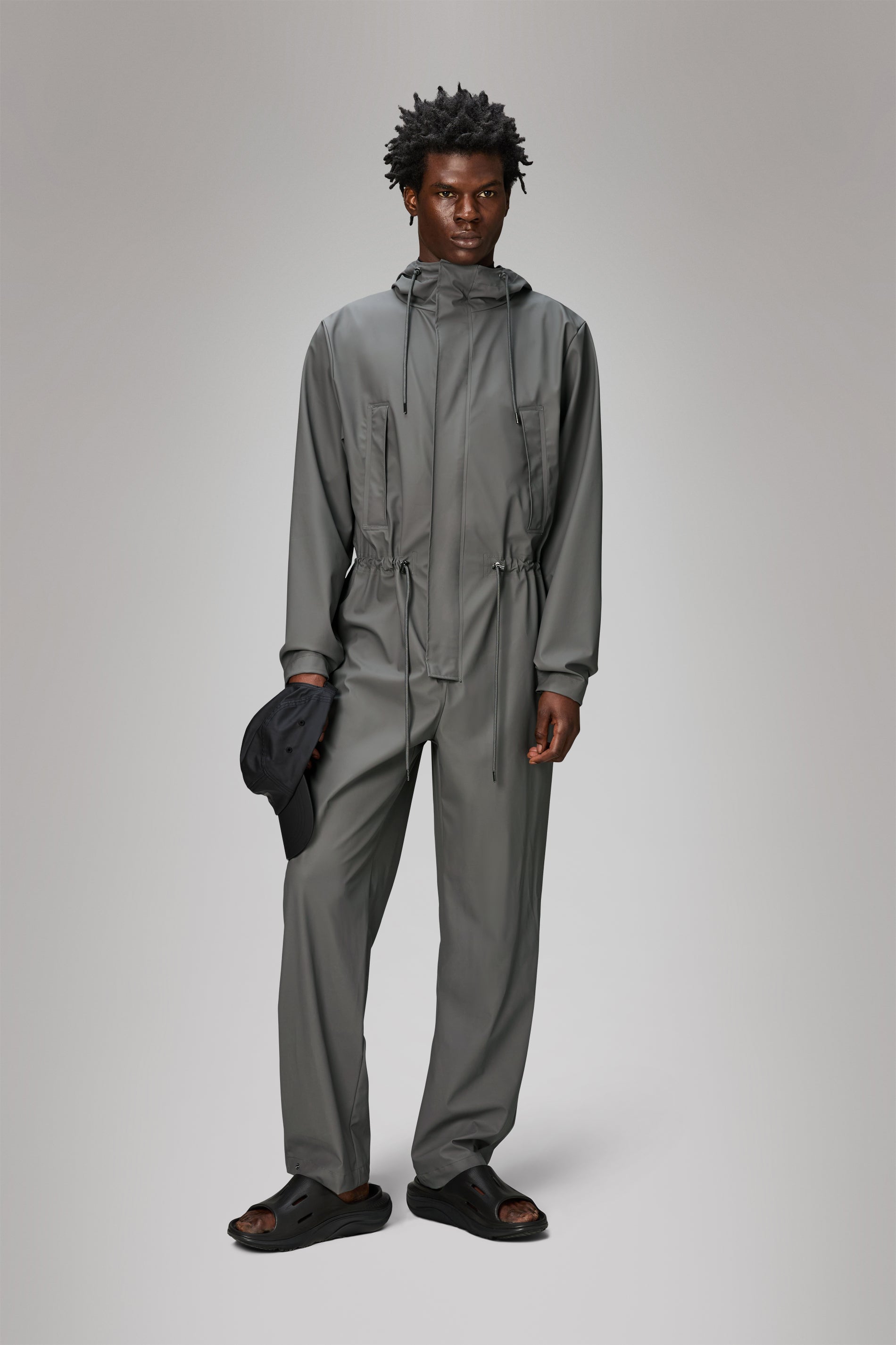 RAINS Jumpsuit Regular Grey Jumpsuit